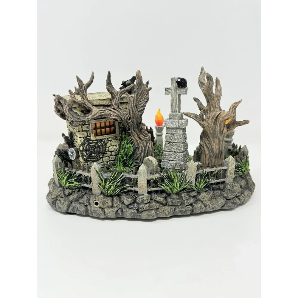 Hawthorne Village Universal Monsters The Mummy's Tomb Retired Halloween Box COA